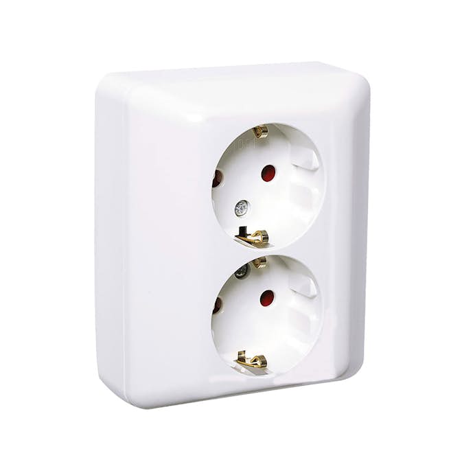 Stikkontakt Elko 2-Veis Innfelt RS Renhvit