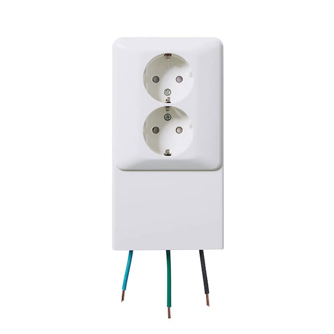 Sokkeluttak Elko 2-Veis RS Renhvit