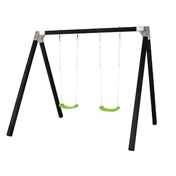 Huskestativ PLUS Svart med 2 Grønne Husker