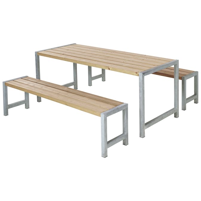 Benkesett PLUS Brun ThermoWood