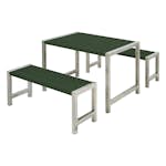 Hagemøbelgruppe PLUS Café 127 cm Grønn