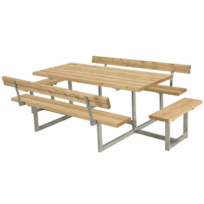 Piknikbord PLUS Basic med Påbygning 260 cm