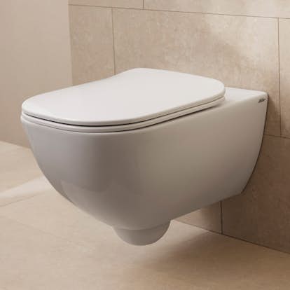 Vägghängd Toalettstol Miller Badrum Rimless