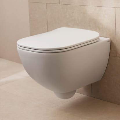 Vägghängd Toalettstol Miller Badrum Rimless