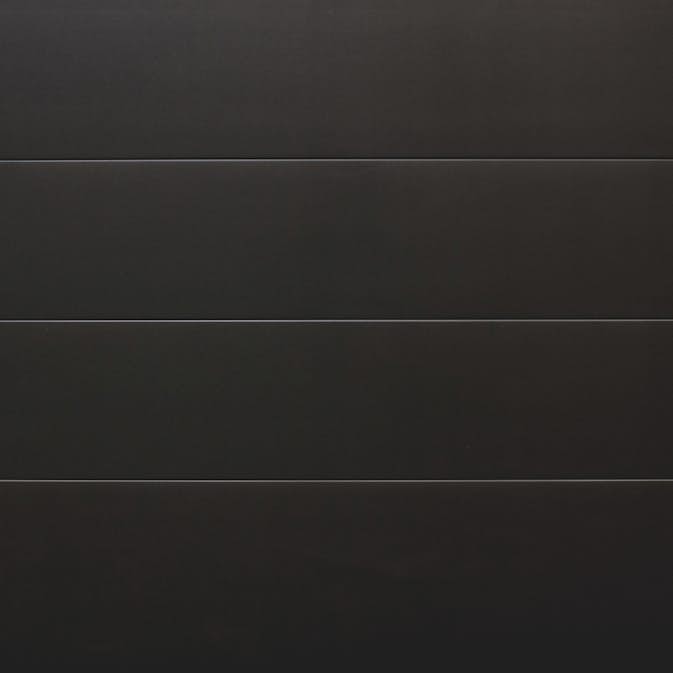 Stålport Liga S9 Slett Sort uten Struktur