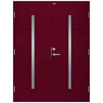 Tofløyet Ytterdør Diplomat Felicia Klart Glass