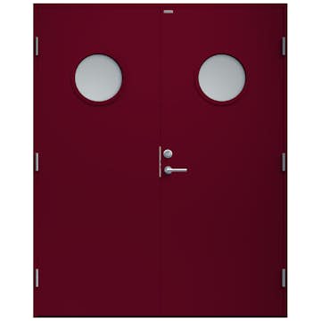 Tofløyet Ytterdør Diplomat Rose Klart Glass