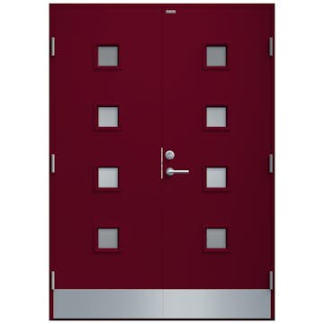 Tofløyet Ytterdør Diplomat Tonje Klart Glass