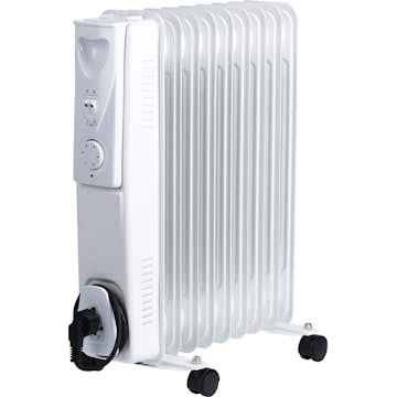 Varmeovn Gelia Frittstående Oljefylt 2000 W med Hjul