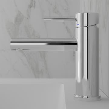 Servantbatteri Scandtap Steel Clear