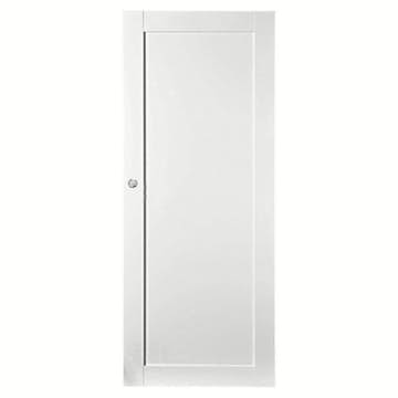 Skyvedør Swedoor Unique 01L BxH: 82,5x204 cm, Hvit Outlet
