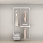 Innredningsløsning Elfa Garderobe Nr 11 Hvit