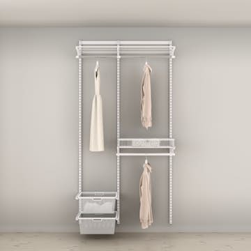Innredningsløsning Elfa Garderobe Nr 11 Hvit