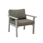 Lenestol Ute Eden Wood Ransvik inkl Puter Greige