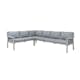 Hagesofa Eden Wood Ransvik Hjørnesofa 200 x 270 cm inkl Puter Greige