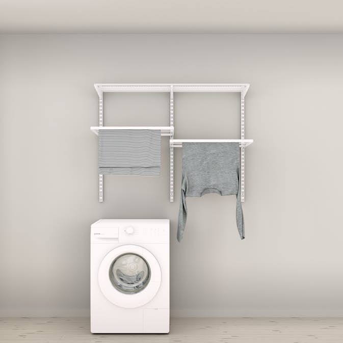 Oppbevaringsløsning Elfa Vaskerom Nr 2 Hvit