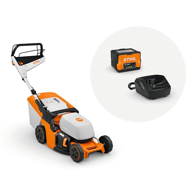 Gressklipper STIHL RMA 443.3 V Med Batteri og Lader