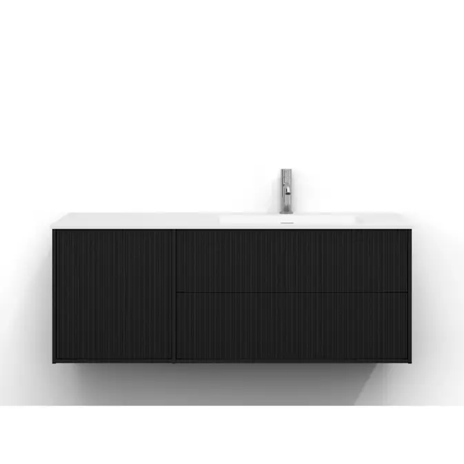 Tvättställsskåp Svedbergs Epos 120x45 med 2+1 Lådor