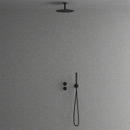 Takduschset Scandtap Steel Harmonized 2Y för Inbyggnad