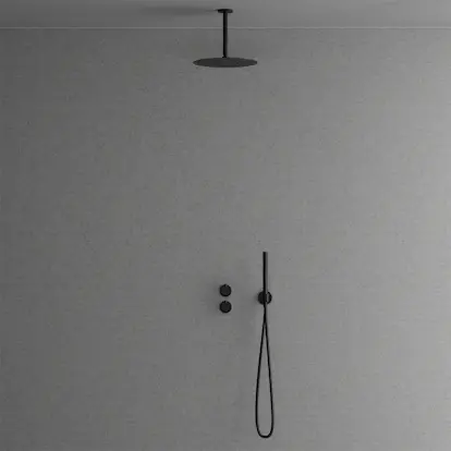 Takduschset Scandtap Steel Harmonized 2Z för Inbyggnad