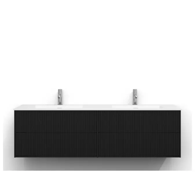 Tvättställsskåp Svedbergs Epos 160x45 med 2+2 Lådor