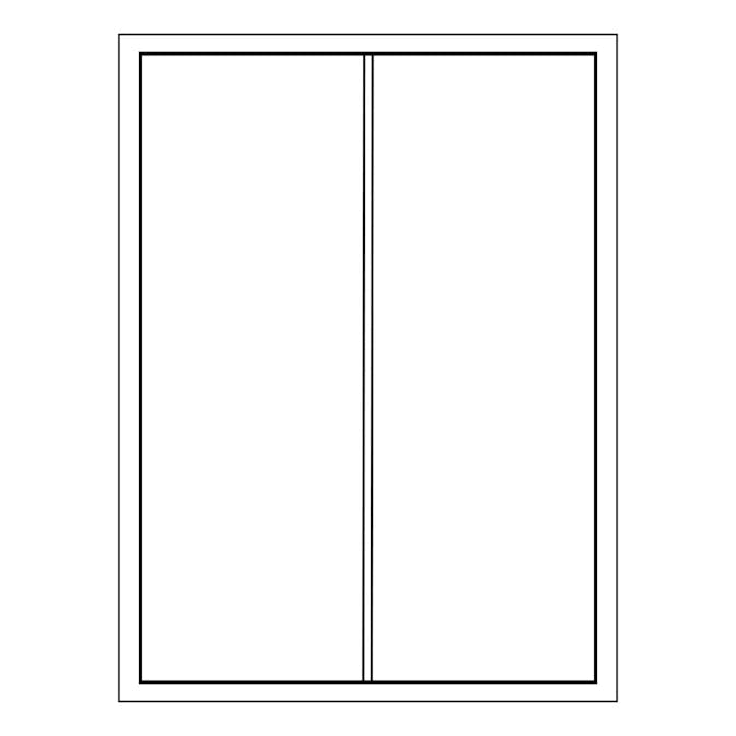 Gjennomgående Midtsprosse Fjordvindu 66mm Tre