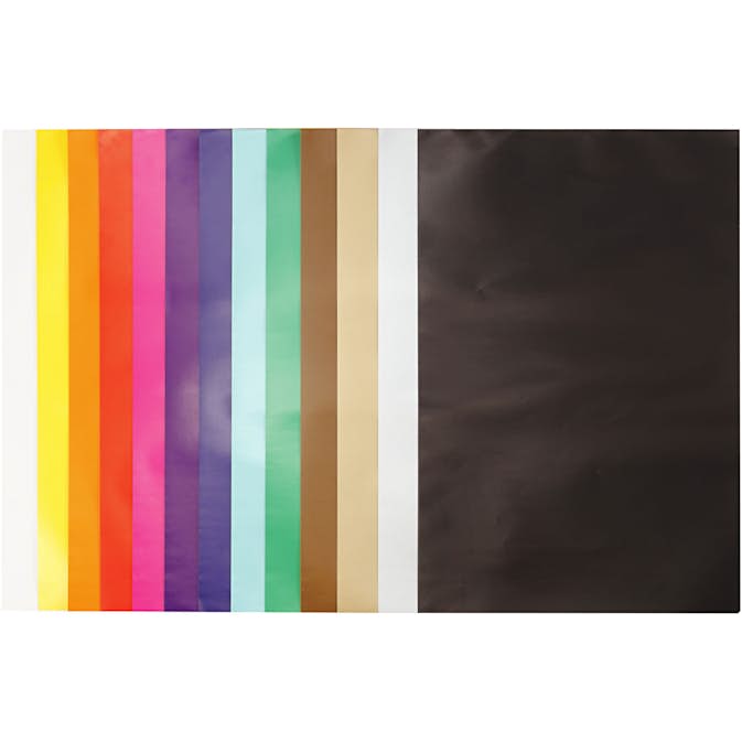 Glanspapir Creativ Company Ass Farger 24x32 cm 80 g 50 Ark/1 Pk