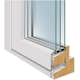 Vindu Fjordvindu Toppsving Solid Aluminium 3-Lags