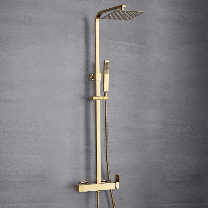 Takdusjsett Lyfco Firkantet Messing