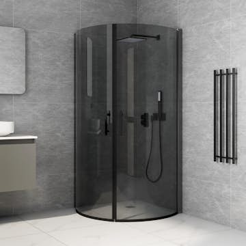 Dusjhjørne Lyfco Cornelia Sotet glass