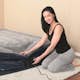 Dobbeltseng Bestway Oppblåsbar Høy Innebyd Pumpe Tritech Queen Airbed