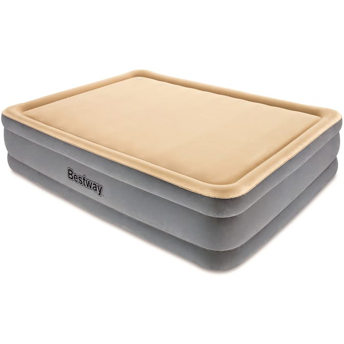Oppblåsbar Dobbeltseng Bestway Høy Innebygd Pumpe Tritech Queen Airbed 2 Personer