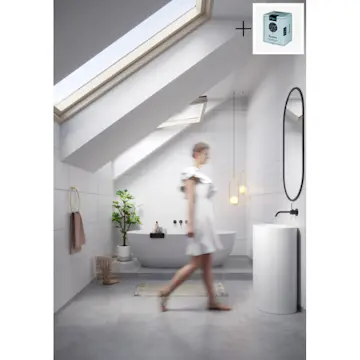 Baderomspanel Fibo 2094-M6040 White med Monteringsskruer