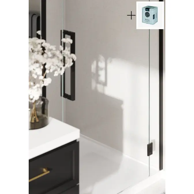 Baderomspanel Fibo 4001-M00 Terrazzoo Light med Monteringsskruer