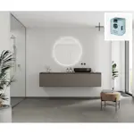 Baderomspanel Fibo 4001-M10 Terrazzo Light med Monteringsskruer