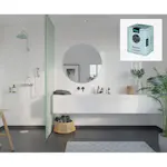 Baderomspanel Fibo 3091-M74 Denver White med Monteringsskruer