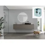 Baderomspanel Fibo 4063-M78 Clean Grey med Monteringsskruer