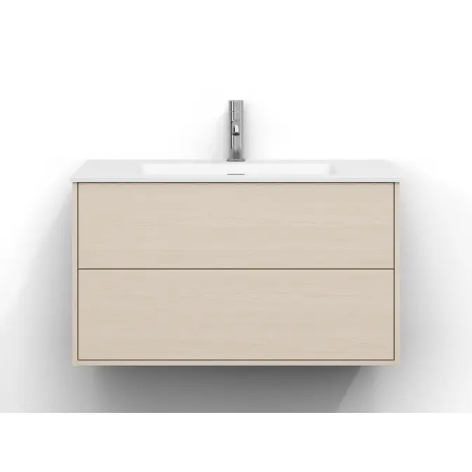 Tvättställsskåp Svedbergs Epos 80x45 med 2 Lådor