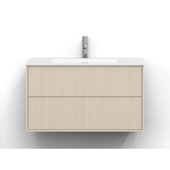 Tvättställsskåp Svedbergs Epos 80x45 med 2 Lådor