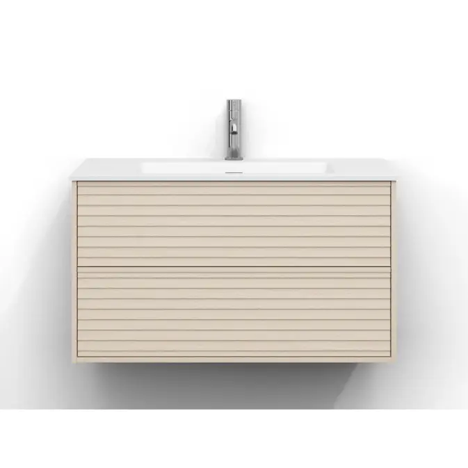 Tvättställsskåp Svedbergs Epos 80x45 med 2 Lådor