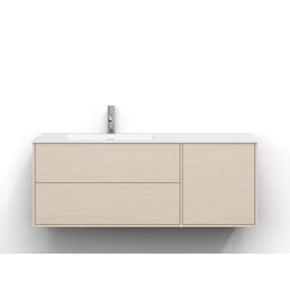 Tvättställsskåp Svedbergs Epos 120x45 med 2+1 Lådor