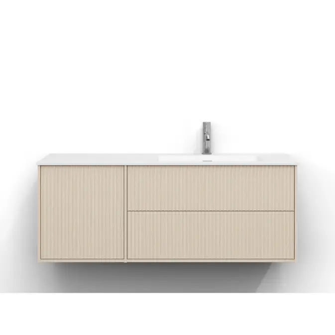 Tvättställsskåp Svedbergs Epos 120x45 med 2+1 Lådor