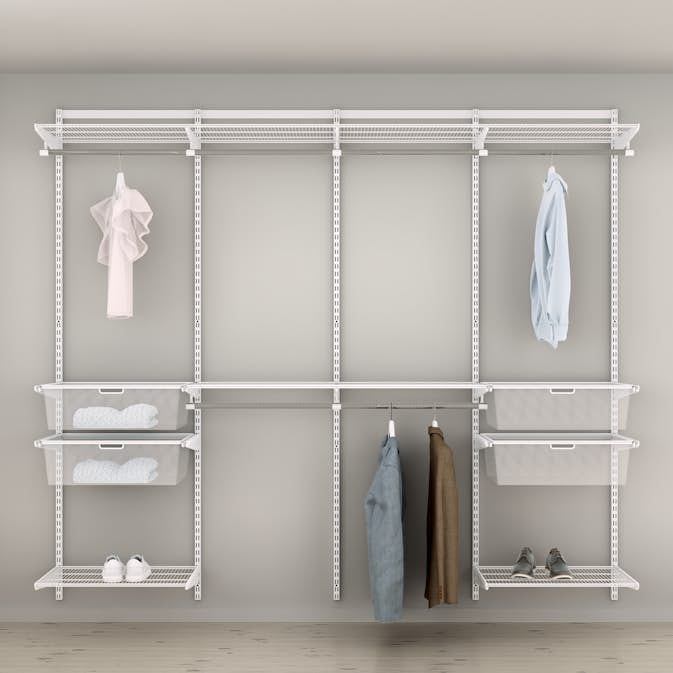 Innredningsløsning Elfa Garderobe Nr 18 Hvit