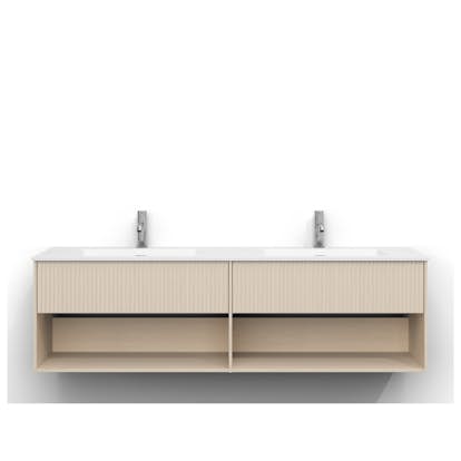 Tvättställsskåp Svedbergs Epos 160x45 med 1+1 Lådor