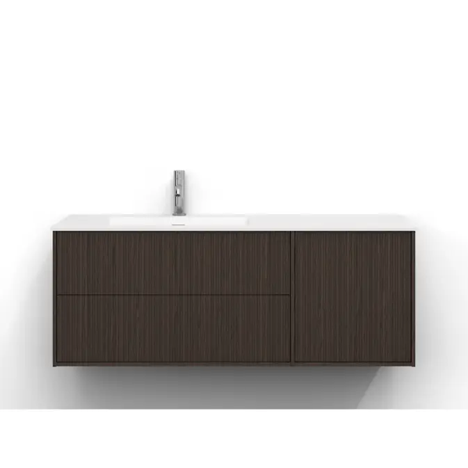 Tvättställsskåp Svedbergs Epos 120x45 med 2+1 Lådor