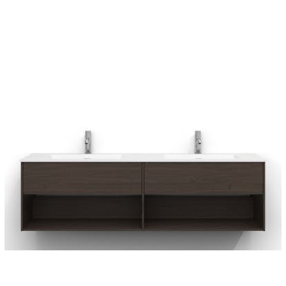 Tvättställsskåp Svedbergs Epos 160x45 med 1+1 Lådor