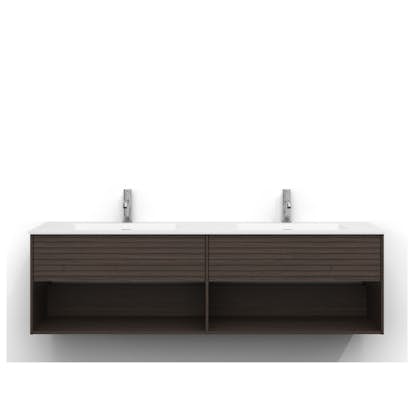 Tvättställsskåp Svedbergs Epos 160x45 med 1+1 Lådor