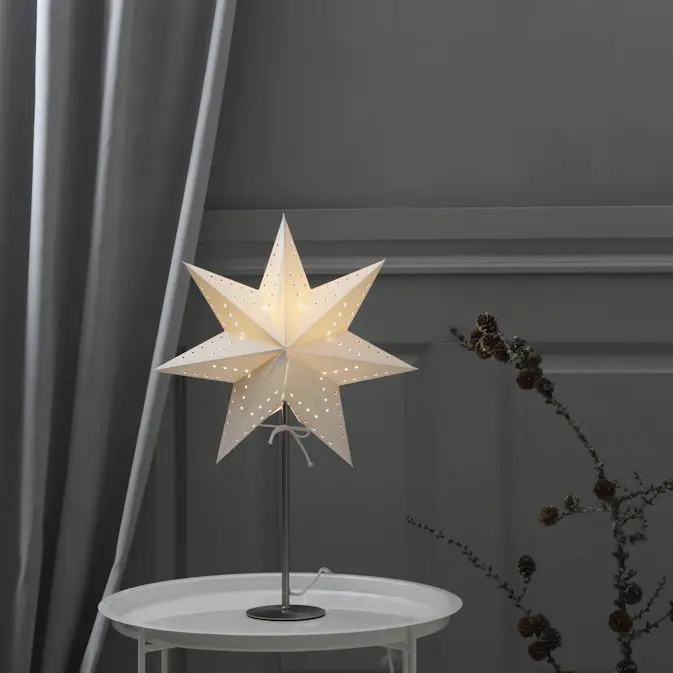 Adventstjerne på Fot Star Trading Bobo