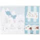 Julekalender Creativ Company Str 30x42 cm Hvit 3 stk/1 Pk