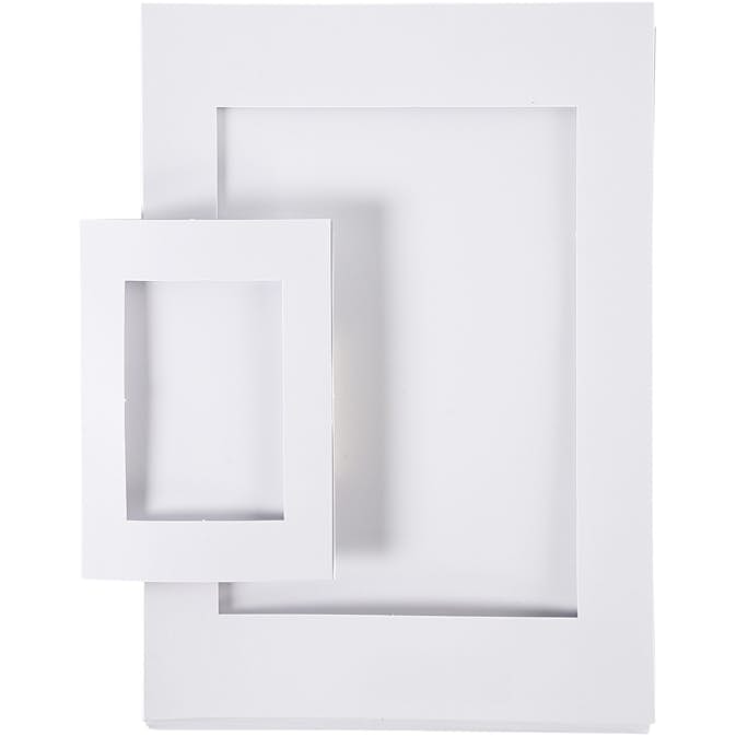 Passepartoutrammer Creativ Company Stl A4+A6 2x60 St/1 Pk